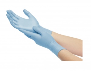 Перчатки нитриловые повышенной прочности неопудренные, химически стойкие, уп. 25 пар
